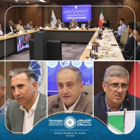 نشست رییس اتاق بازرگانی هرمزگان با تشکل های اقتصادی استان در آستانه روز ملی تشکل ها و مشارکت های اجتماعی
